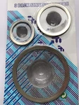 3 Sink Strainers Stainless Steel Mesh Diameter 4.5", 2 5/8", 1/8" New. Fixed Price $5.95.