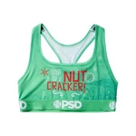 Psd Women's Elf Nut Cracker Sports Bra, Green,size Large. Fixed Price $24.95.