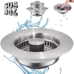 1 Kitchen Sink Drain Strainer Stopper, Pollock SUS304 Stainless Steel Pop-u. Fixed Price $13.37.