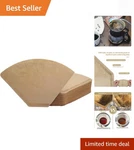 100 Count Unbleached Cone Coffee Filter #6 For Pure Flavor Eco-friendly. Fixed Price $14.99.