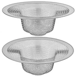 2 Pack - 4.5" Top / 3" Mesh Basket Kitchen Sink Drain Strainer Stainless St.... Fixed Price $9.39.