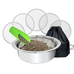 Soil For Gardening, Stainless Steel Sifting Pan Dirt Sifter, 9.5IN Rock. Fixed Price $40.22.