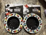 Disney Mickey Mouse & Minnie Multicolor Sink Strainer Set, 2 Pieces. Fixed Price $19.49.
