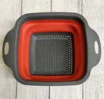 Handy Helpers Silicone Collapsible Kitchen Strainers - Set Of 2 (11 Inch). Fixed Price $10.00.