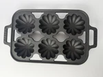 Martha Stewart Cast Iron Fluted Mold Pan 6 Cup Pre-seasoned New. Fixed Price $49.99.