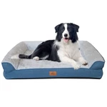 Medium Dog Bed Side Bolster Pet Sofa Dod Cushion 30X25 Inch Soft. Fixed Price $24.99.