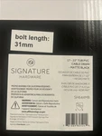 Signature Hardware 478496 17-22" Tub Pvc Cable Drain Black SH644MB. Fixed Price $22.84.