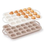 Vinino 2-PACK Mini Silicone Muffin Pans Metal Reinforced, 24-CUP. Fixed Price $29.98.