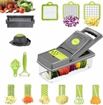 14-IN-1 Vegetable Fruit Chopper Cutter Food Onion Veggie Dicer Slicer Kitchen. Fixed Price $21.99.