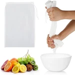 4 Pack Nylon Nut Milk Bag 8 12 Inches Fine Mesh Cheese In, White. Fixed Price $8.84.