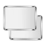 Homikit 2PK 10X8" Stainless Steel Baking Sheet Set Cookie Tray Non-stick. Fixed Price $28.23.