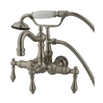 Elements Of Design DT10078AL Hot Springs Wall Mount Clawfoot Tub Filler With .... Fixed Price $878.87.