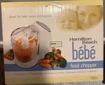 Hamilton Beach Bebe Food Chopper 3 Cup 72602 Nib. Fixed Price $34.54.