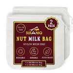 Nut Milk Bag - Pack 12 X Inches 100% Pure Nylon Cheese Cloth For Str.... Fixed Price $8.51.