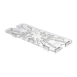 Cambro 30CWD135 Camwear Clear Drain Shelf For 1/3 Size Food Pans. Fixed Price $17.58.