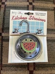 Red Watermelon Fruit Kitchen Sink Strainer Stopper Billy Joe Homewares 2001. Fixed Price $18.99.