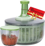 Brieftons Salad Spinner And Chopper: Large 6.3-QUART Lettuce Greens Vegetable Wa. Fixed Price $39.99.