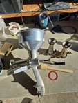 Garden Way Squeezo Iii All Metal Strainer - Complete W/ 3 Screens. Fixed Price $74.99.