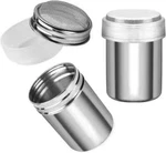 Accmor Powder Sugar Shaker Duster, Stainless SMALL-6.8 Oz, SILVER-2PCS. Fixed Price $16.99.
