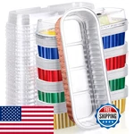 Eusoar Dessert Cups Lids 50PCS 6.8OZ 6.5X2.5X1.2 Aluminum Foil Baking Mini. Fixed Price $31.48.