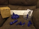 Tupperware Blue Quick Chef Food Processor Chopper Spin Blend Whisk Mix. Fixed Price $29.99.