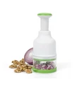 Progressive Prep Solutions Fresh Food Chopper Manual Push Function White/green. Fixed Price $21.99.