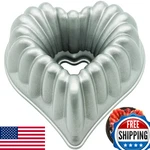 Kundalini 10" Heart Shaped Charlotte Cake Pan - Nonstick Fluted Mold For Baking. Fixed Price $51.54.