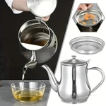 1PC Stainless Steel Oil Pot With Filter Cooking Storage Kitchen Tool - New. Fixed Price $13.45.