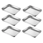 Hytk Extra Small Baking Sheet Pans 9.3 6.9 Inch, Silver. Fixed Price $53.78.