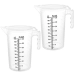 Qwork Pack 32OZ (1 Quart) Measuring Pitcher - Plastic, Ounces, Clear. Fixed Price $22.38.