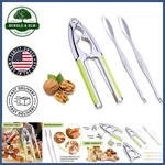 Heavy Duty Nut Cracker Set With Non-slip Handle Seafood Tools Included. Fixed Price $8.89.