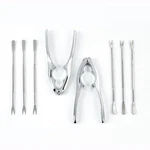 Fox Run 1108 Stainless Steel Seafood Cracker And Pick Tool Set. Fixed Price $32.48.