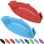 Qiunizadila 2 Pcs Clip On Strainers Pot For Pasta Meat Vegetables. Fixed Price $20.57.