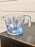 Dolly Parton 2-CUP Glass Measuring Blue Butterflies Guitar New. Fixed Price $18.00.