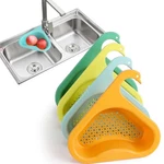 Kitchen Sink Rack Strainer Basket Filter Triangular Drain Tool. Fixed Price $8.09.