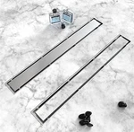 Htoh Tile Insert Linear Shower Drain 36 Inch, 2 1 Brushed Nickel. Fixed Price $59.00.