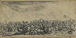 Jacques Callot French 1592-1635 Etching Les Combats De Cavalerie 1632. Fixed Price $525.00.