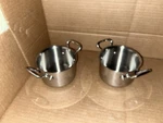 Paderno World Cuisine Mini Stainless Steel Rondeau 1/2 Qt Tri-ply Dual Handle. Fixed Price $79.99.