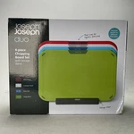 Joseph Index Chopping Board Set 4 Piece Color Coded With Stand. Fixed Price $44.99.