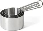 Martha Stewart Richburn Piece Stainless Measuring Cups (set Of 4), Silver. Fixed Price $24.99.
