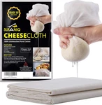 Sufaniq Cheese Cloths, Grade 90 (72 Sq Feet) 100% - 8 Yard, Beige. Fixed Price $21.82.