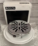 Delta DT061411, 4" Tile-in Round Shower Drain, Chrome. Fixed Price $32.95.