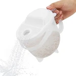 14OZ Rice Washer Strainer Bowl With Top Drainer, Plastic Quinoa Grain Wa.... Fixed Price $25.57.
