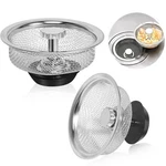Kitchen Sink Strainer With Handle Stopper Replacement Drain .... Fixed Price $15.76.