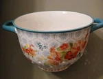 Pioneer Woman Wildflower Whimsy Ceramic Colander Strainer - No Cracks/chips. Fixed Price $20.00.