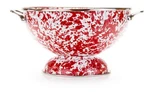 Golden Rabbit Enamelware Large 5 Quart Colander, 11 Color Choices. Fixed Price $70.00.