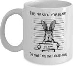 Generic Rabbit Mug, Funny Bunny Themed Quote Coffee Cup Gift Idea. Fixed Price $12.99.