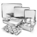 Teamfar Bakeware Sets Of 7, Stainless Steel For Oven, Baking Sheet. Fixed Price $86.65.