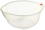 Inomata Japanese Rice Washing Bowl With Strainer, 2.5-QUART Capacity. Fixed Price $15.49.