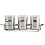 Tablecraft 11054 Mirror Finish Coffee Shaker 3-PIECE Set With Rack 10.13-INCH. Fixed Price $29.99.